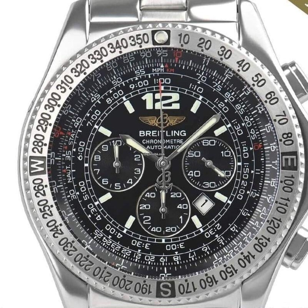 Breitling Chronomat Black Dial Watch